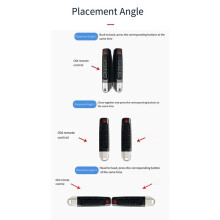 2 Pcs 433Mhz Copy Remote Control Car Key Garage Door Opener Copy Remote Control 4key Wireless Controller Receiver