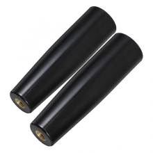 Lot de 2 manches d'ustensiles de barbecue en bakélite résistante à la chaleur : accessoires pour grillades en extérieur - manches de fourch