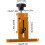 Aluminum Cabinet Hardware Jig Adjustable Door Mounting Tool for Precision Alignment 4