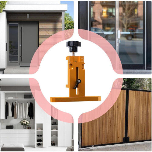Aluminum Cabinet Hardware Jig Adjustable Door Mounting Tool for Precision Alignment 2