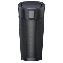 (Black)Odor Locking Car Cabin Garbage Can Ergonomic Space Saving Solution Vehicle Waste Container for Long Distance Driving Multicolor