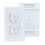 12 Pack Self-Closing Electric Outlet Covers for Child Proofing Safety Wall Socket Plates 8
