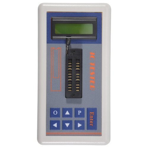 Integrated Circuit Tester, IC Transistor Capacitor Tester, Diode Checker Detector, with 5V 3.3V AUTO Mode,B