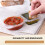 Double Compartment Condiment Container with Lids - 3 Oz 2 Compartment Snack Containers Reusable Sauce Containers 25PCS 3