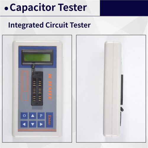 Integrated Circuit Tester, IC Transistor Capacitor Tester, Diode Checker Detector, with 5V 3.3V AUTO Mode,B