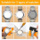 Watch Case Opener Tool: Watch Battery Replacement Tool Kit for Back Removal and Maintainance with Adjustable Case Opener 4