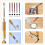 Watch Case Opener Tool: Watch Battery Replacement Tool Kit for Back Removal and Maintainance with Adjustable Case Opener 3