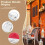 Hooks for Outdoor String Lights Clips 15 Pack Clips Clear Light Hook with 15 Waterproof Adhesive Backing 10