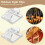 Hooks for Outdoor String Lights Clips 15 Pack Clips Clear Light Hook with 15 Waterproof Adhesive Backing 6