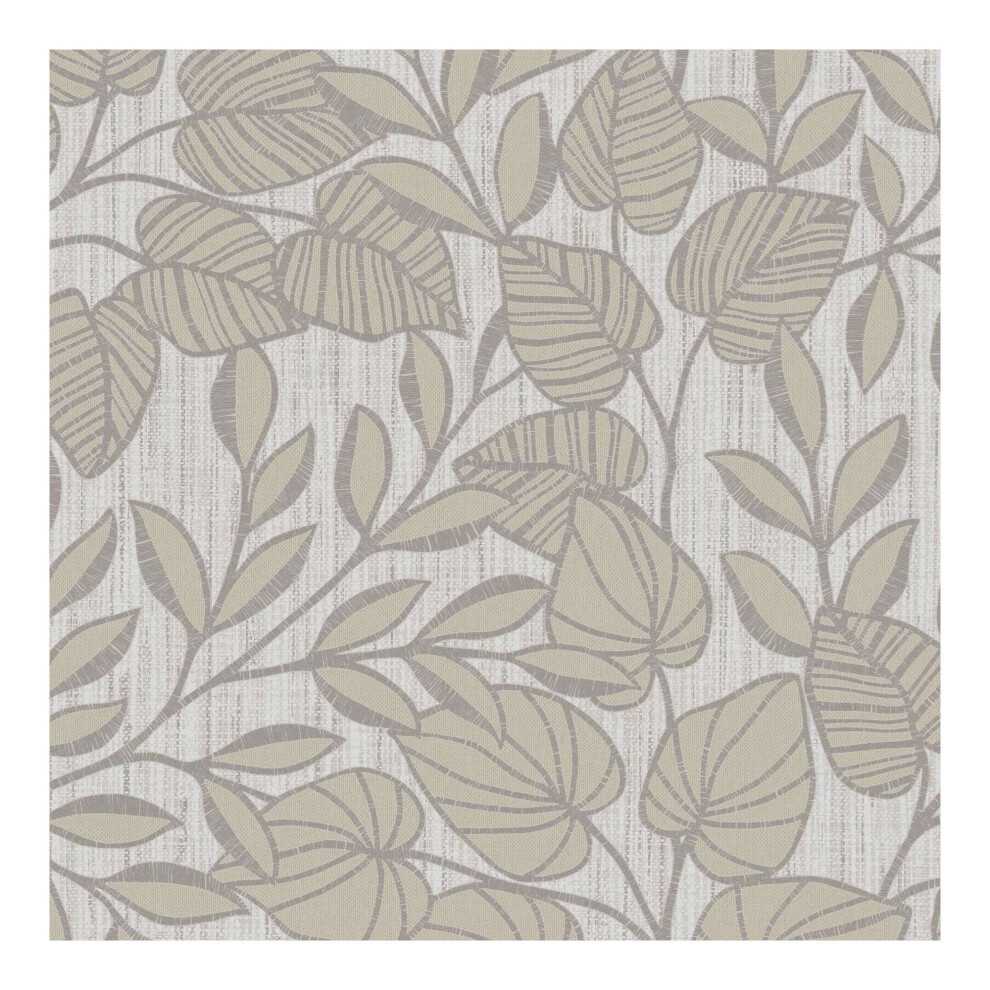Superfresco Linden Leaf Trail Sage Wallpaper 5011583794885