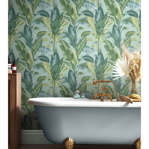 ENVY Envy Leaf It Out Twilight Wallpaper