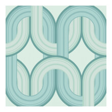 Envy in the Loop Blue Horizon Geometric Wallpaper