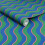 ENVY Envy Making Waves Neon Nights Blue Stripe Wallpaper 2