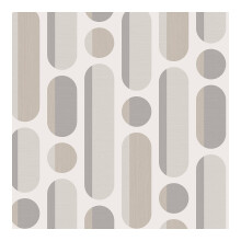 Envy Morse Neutrals Grey Geometric Wallpaper