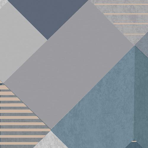 Superfresco Easy Superfresco Easy Kaleidoscope Geometric Denim Wallpaper 2