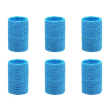 Muñequera Elástica de Algodón para Baloncesto, Gimnasio, Fitness, Levantamiento de Pesas, Tenis, Absorción del Sudor, Color Azul Lago