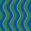 ENVY Envy Making Waves Neon Nights Blue Stripe Wallpaper 3