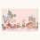 Cath Kidston Painted Kingdom Pink Made to Order Fixed Size Wall Mural 1