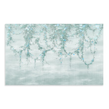 Shabby Chic by Rachel Ashwell Hanging Garden Duck Egg Made to Order Fixed Size Mural | Wallpaper Roll