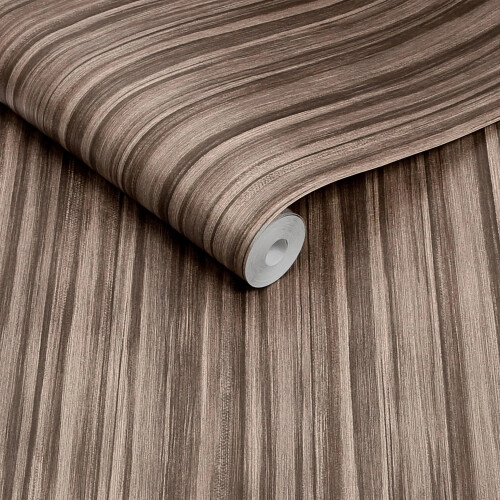 Abigail Ahern Linear Luxe Deep Greige Wallpaper 1
