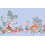 Cath Kidston Painted Kingdom Blue Made to Order Fixed Size Mural | Wallpaper Roll 2