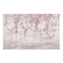 Shabby Chic by Rachel Ashwell Hanging Garden Pink Made to Order Fixed Size Mural | Wallpaper Roll