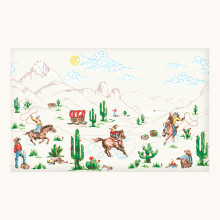 Cath Kidston Cowgirls Made to Order Fixed Size Mural | Wallpaper Roll