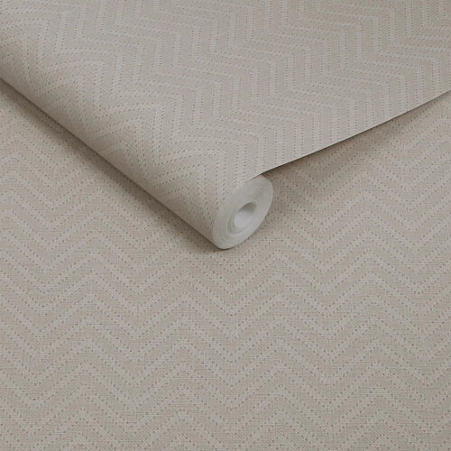 Abigail Ahern Herringbone Weave Pebble Wallpaper 1