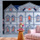 Cath Kidston Doll House Navy Fixed Size Mural | Wallpaper Roll 3