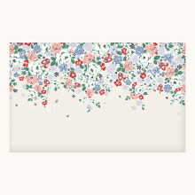 Cath Kidston Clifton Floral Cream Made to Order Fixed Size Mural | Wallpaper Roll