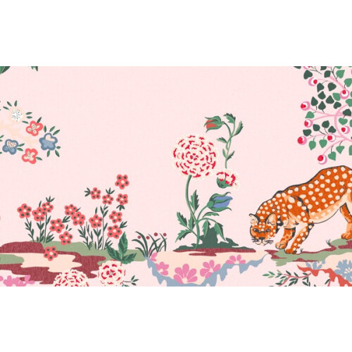 Cath Kidston Painted Kingdom Pink Made to Order Fixed Size Wall Mural 1