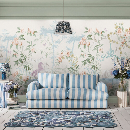 Cath Kidston Colourful Life Pastel Fixed Size Mural | Wallpaper Roll 2