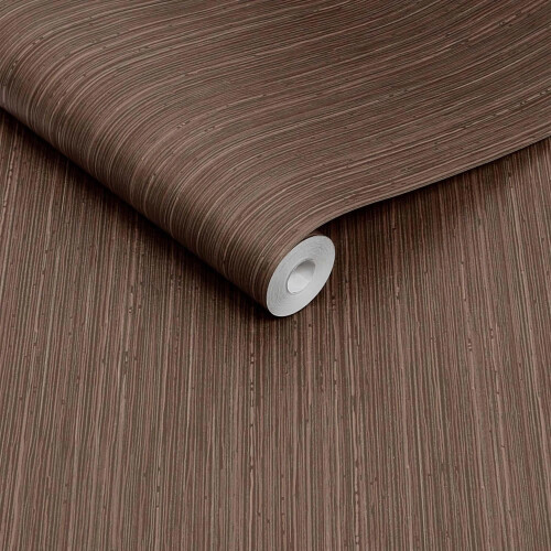Abigail Ahern Fibre Stripe Sable Wallpaper 1