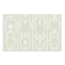Shabby Chic by Rachel Ashwell Panel Francaise Sage Made to Order Fixed Size Mural | Wallpaper Roll
