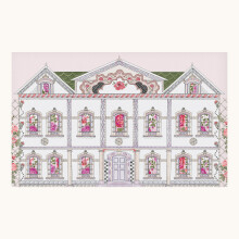 Cath Kidston Doll House Pink Fixed Size Mural | Wallpaper Roll