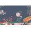 Cath Kidston Painted Kingdom Navy Made to Order Fixed Size Mural | Wallpaper Roll 2