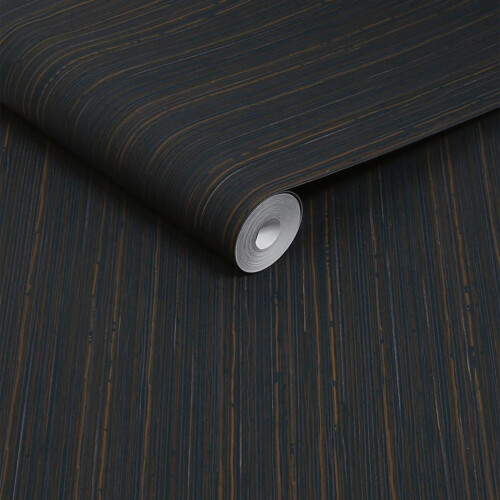 Abigail Ahern Fibre Stripe Twilight Wallpaper 1