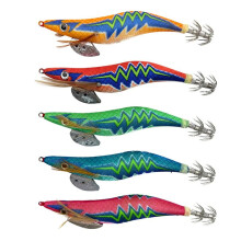 Luminous Wooden Shrimp Squid Hook Explosion Hook Sea Fishing Cloth Wooden Shrimp Squid Hook Luya Bait Japanese Shrimp