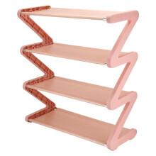 Einfaches Schuhregal für Den Haushalt, Z-Förmiges Schuhregal, Süßes Schuhregal, Mehrschichtiges Schuhregal, B