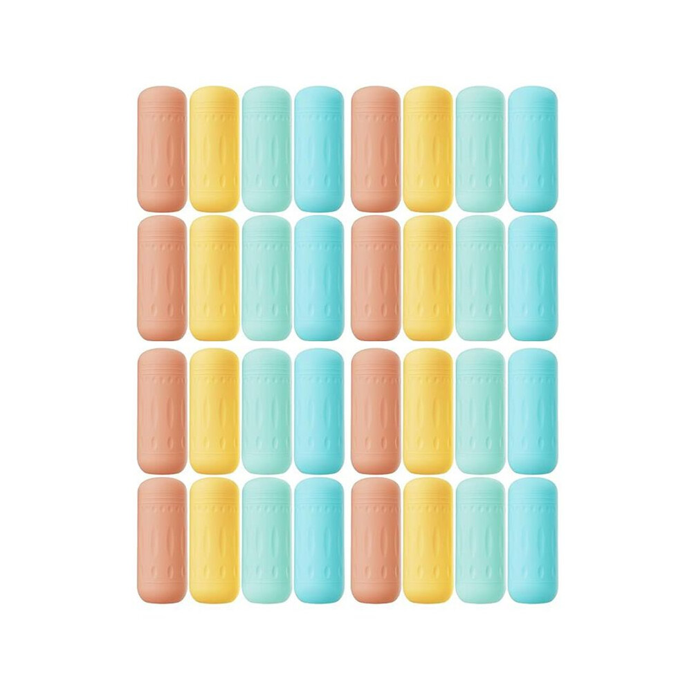 16Pcs Silicone Bottle Covers,Travel Essential For Women, Luggage Travel Size Toiletries,Elastic Sleeve For Leak Proofing 6033681415553