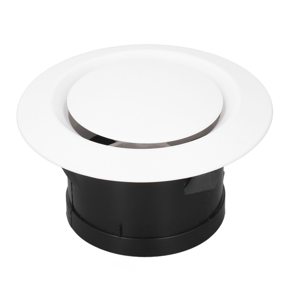 Adjustable Airflow Vent Cover With Detachable Design, Wall Ceiling Mountable Abs Soffit Vent Ideal For Ventilation Use In Indoor Settings 9180479936138
