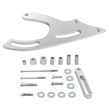 Aluminum Power Steering Pump Bracket Compatible with Ford Small Block 289 302 351W and Saginaw