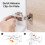 Full Overlay Soft Close Cabinet Hinges 105 Frameless Concealed Kitchen Door Hinges 20 Pcs 3