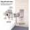 Full Overlay Soft Close Cabinet Hinges 105 Frameless Concealed Kitchen Door Hinges 20 Pcs 2