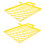 2pcs Durable Plastic Paint Tray Grid for Smooth Application Heavy Duty Paint Screen for Rollers 1