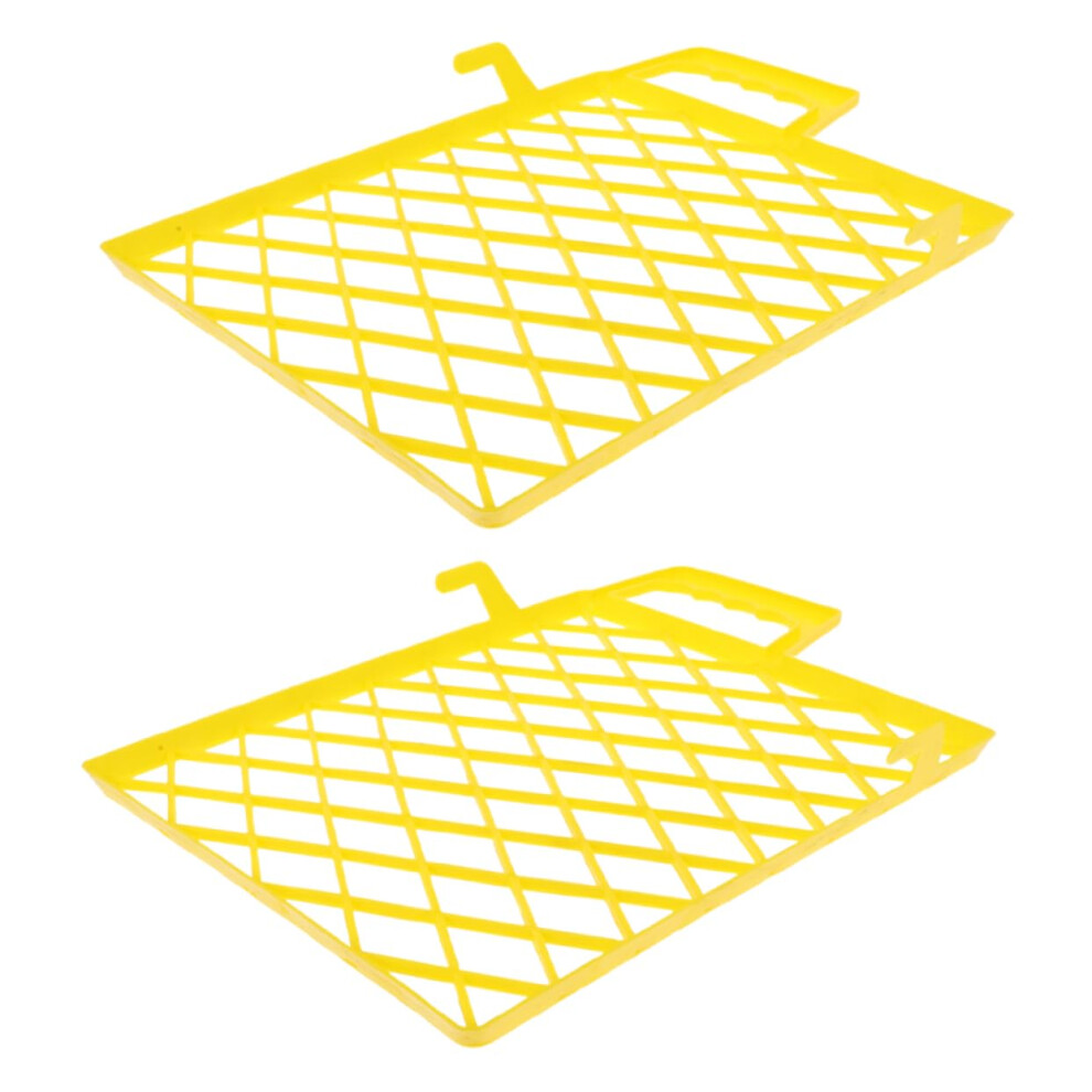 2Pcs Durable Plastic Paint Tray Grid For Smooth Application Heavy Duty Paint Screen For Rollers 9169991233406