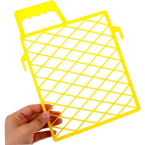 2pcs Durable Plastic Paint Tray Grid for Smooth Application Heavy Duty Paint Screen for Rollers 2