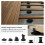 (60-140mm, Pack of 10) Adjustable Pedestals Riser for Joist 6