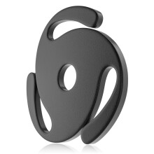 45 RPM Record Adapter Aluminum 7 Inch Vinyl Spindle for Turntables DJ Secure SnapIn Fit