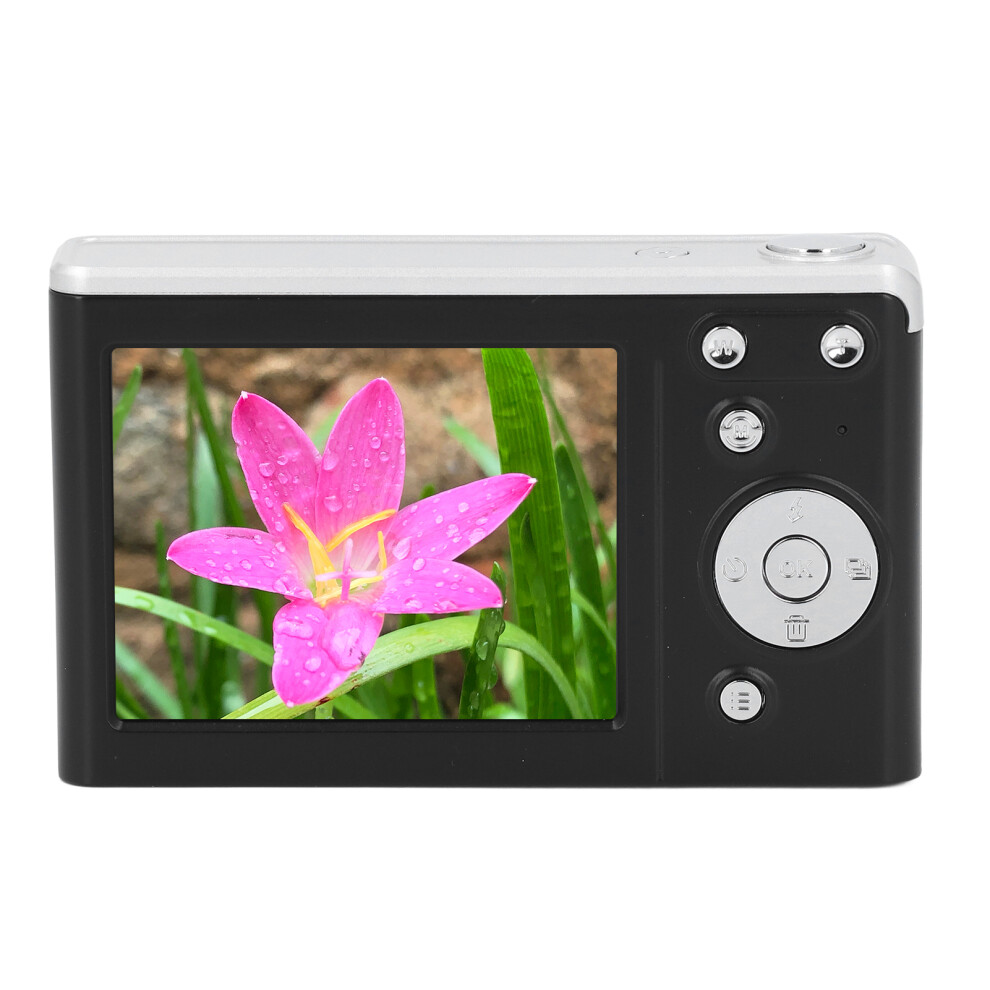 50Mp 4K Digital Camera With 16X Zoom, 2.8" Lcd, Anti-Shake, Fill For Kids Light/Black 4041384946580